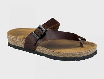 Sandále Birkenstock Tahoe Kozene Damske Káva | SK 168QMA